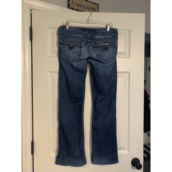 Hudson Womens Denim Jeans Sz 29 Signature Boot Cut Flap Pocket - Picture 9 of 16